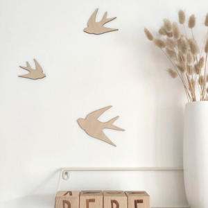 Décorations murales Offre Spéciale Stickers muraux <span class=keywords><strong>en</strong></span> bois créatifs Stickers muraux pour <span class=keywords><strong>chambre</strong></span> d'enfant - Product Image 4