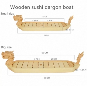 Biểu Tượng Tùy Chỉnh Nhật Bản Rồng <span class=keywords><strong>Sushi</strong></span> Khay Tấm Suitsushi Khay Dvestn <span class=keywords><strong>Sushi</strong></span> Thuyền - Product Image 5