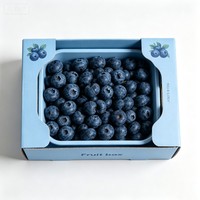 Boîte d'emballage pour fruits en carton ondulé personnalisée avec fenêtre transparente pour l'emballage de produits frais, boîte d'emballage pour fruits, boîte de rangement