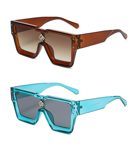 Lunettes de soleil carrées surdimensionnées tendance et luxueuses pour homme 2022 - Product Image 6