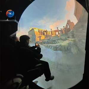 Cinema Volante per Bambini con Proiettore 4K, Sistema Elettrico 6DOF, 8 Giocatori, Attrazione da Interno con Effetto di Volo Sopra il Mondo - Product Image 4
