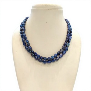 Elegante y moderno collar de aspecto clásico y sencillo de perlas de dos capas para mujeres y niñas, bodas, compromisos y ropa de fiesta - Product Image 2