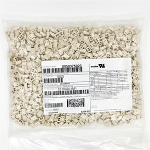 Presa originale crimpatura alloggiamento Molex 50375023 Mini-SPOX 2 Pin 2.5mm pece connettore bianco - Product Image 1