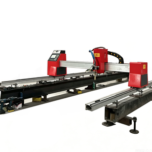เครื่องตัดพลาสม่า CNC แบบโครงเหล็กสำหรับงานอุตสาหกรรม ตัดแผ่นโลหะเหล็กกล้าคาร์บอนน้ำหนักเบา พื้นที่ทำงาน 1500x3000 มม. - Product Image 1