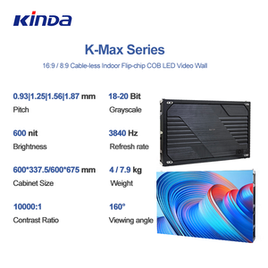 P1.8 p1.5 p1.2 p0.9 nhỏ Pixel pitch 0.9mm 1.2mm 1.5mm 1.8mm 4k 8K 16:9 tốt Pitch HD COB trong nhà Màn hình hiển thị LED - Product Image 2