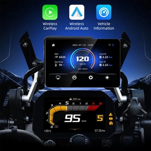 Navigation pour moto de 6,2 pouces, sans fil, CarPlay, Android Auto, <span class=keywords><strong>GPS</strong></span> pour <span class=keywords><strong>R1200GS</strong></span> R1250GS F800 F900 S1000XR 1024x600 - Product Image 2