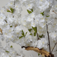 Künstlicher Kirschblüten-Bonsai Realistischer Rosa Künstlicher Sakura-Baum für Innen-/Außendekoration, Hochzeits-Tischdekoration & Partys