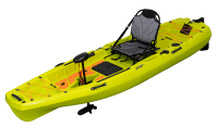 Voile extérieure 20FT LLDPE 1 personne simple deux pédale de pêche pliable Kayak modulaire en plastique avec entraînement d'aileron