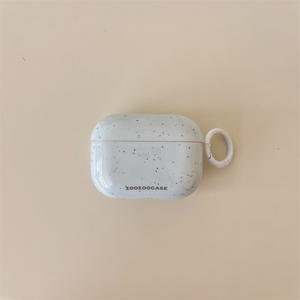 Étui pour écouteurs Apple AirPods Pro 3, nouveau style Ins, couleur unie, effet éclaboussures d'encre, rond, entièrement couvrant, anti-chute - Product Image 4