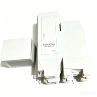Petites boîtes pliables en carton avec vernis pour gâteaux, desserts, bijoux et emballages cadeaux