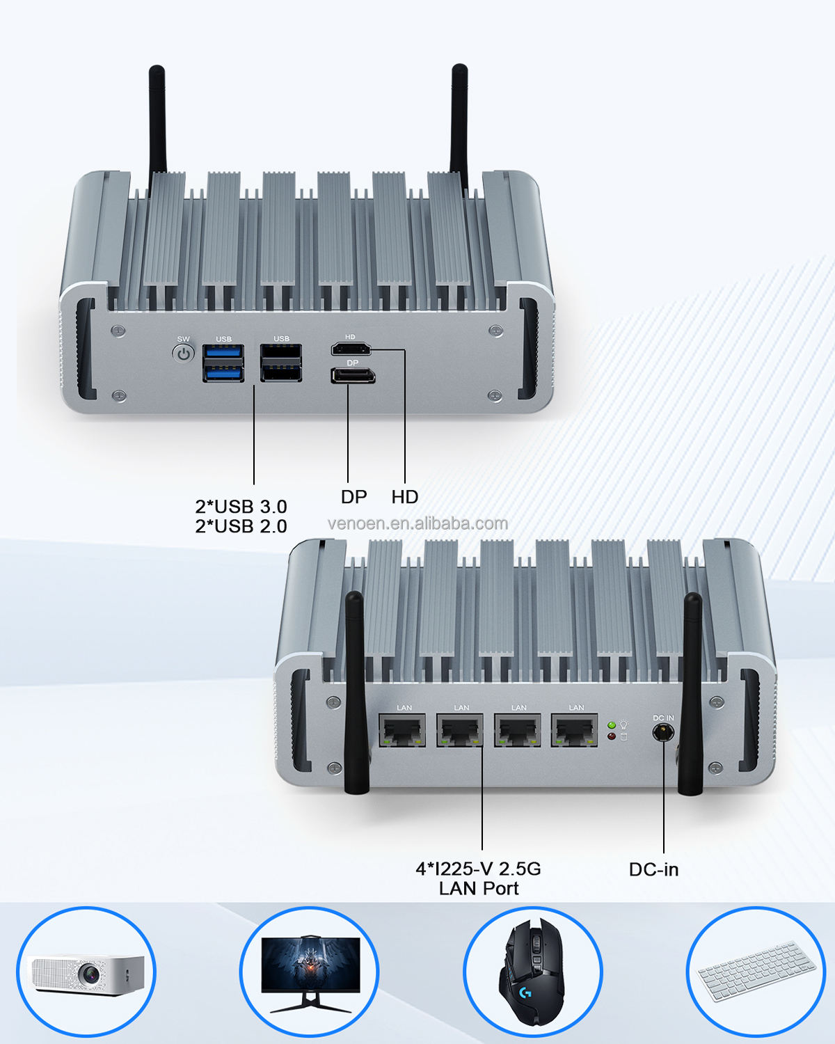 Alder Lake N100 Mini PC - Industrial Strength & Security