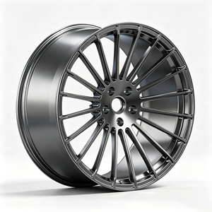 Jantes forgées monobloc en alliage d'aluminium argentées multi-rayons 5x112 sur mesure pleine taille pour BMW X5 Hyper Offroad <span class=keywords><strong>4x4</strong></span> - Product Image 5