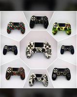 Housse de protection antidérapante en silicone P4 pour contrôleur Sony Playstation 4 Housse en silicone fournie en usine