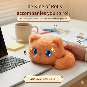 Fabricant de jouets en peluche IA personnalisés en usine, poupée robot ChatGPT, compagnon émotionnel intelligent, chat en peluche interactif vocal - Product Image 2