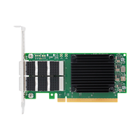 Tarjeta de Red Mellanox MCX623106AN-CDAT InfiniBand PCIE IB VPI de Doble Puerto 100GbE Lan QSFP56 Adaptador Ethernet NIC