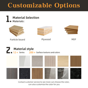 Custom-made Kitchen Cabinets and Accessories with Waterproof and Environmentally Friendly Features Modular Kitchen Cabinets - Product Image 2