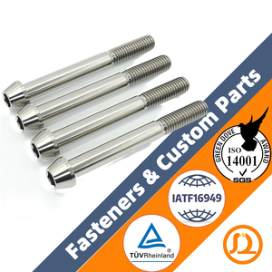 Tùy chỉnh Titan mặt bích Hex Bolt M8 125mm phía sau phanh CNC gia công hiệu suất cao Kit - Product Image 1