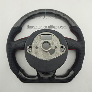 Volante Deportivo de Fibra de Carbono y Cuero Perforado para Audi A3 A4L A5 A6L A7 Q3 Q5, en Oferta - Product Image 5