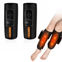 Nouveau masseur de jambes à compression d'air avec thérapie thermique, masseur électrique automatique pour les mollets, appareil de récupération pour les pieds