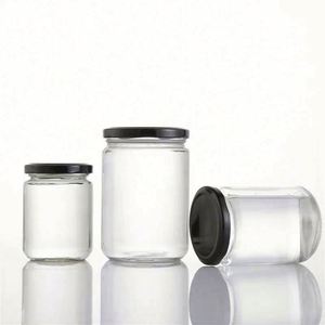 Pot en verre transparent personnalisé pour confiture, aliments pour bébés, avec couvercle en verre, capacité 25-1000 ml, impression sérigraphique, en stock aux États-Unis, Mairun - Product Image 1