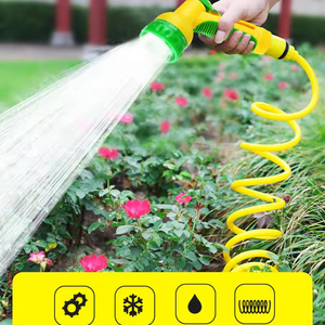 Pistola de agua multifuncional, resorte telescópico, tubería de agua para el hogar, jardín, grifo de riego, manguera, rociador, juego de artefactos - Product Image 2