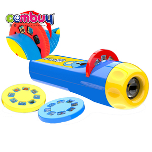 Giáo dục điện đèn pin nhựa trẻ em đồ chơi máy chiếu - Product Image 1