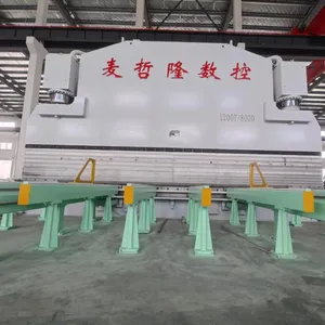 China big hydraulic press brake machine tube making machine WE67K-1200T8000