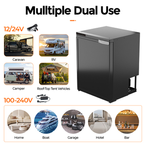 Alpicool CR65 <b>Mini</b> Fridge <b>Freezer</b> 65L Capacity With 12V 24V 220V Outdoor Camping OEM/ODM CR65 12v Upright Refrigerator CR65 CR65 - Product Image 6