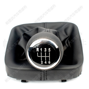 Palanca de cambios de cuero de 6 velocidades para Volkswagen Passat B6 Golf Jetta5 2006-2011, diseño ergonómico - Product Image 3