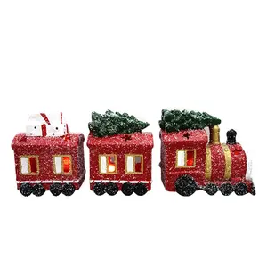Ornements en céramique personnalisés, <span class=keywords><strong>Train</strong></span> de noël, 1 pièce, meilleure vente - Product Image 1