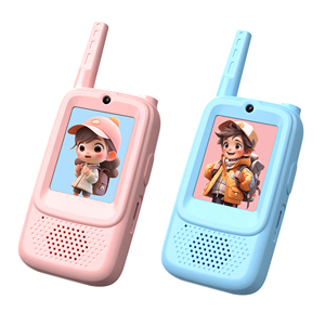 Talkies-walkies vidéo pour enfants, talkies-walkies Facetime avec caméra HD, changeur de voix pour garçons et filles, jouets cadeaux pour Noël, âges 3 ans et plus - Product Image 1