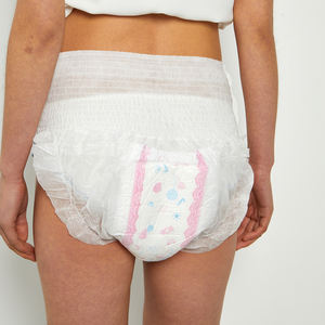 Vendita calda usa e getta pantaloni di cotone personalizzato OEM produttore di pannolini per adulti per la sicurezza del periodo mestruale delle donne - Product Image 1