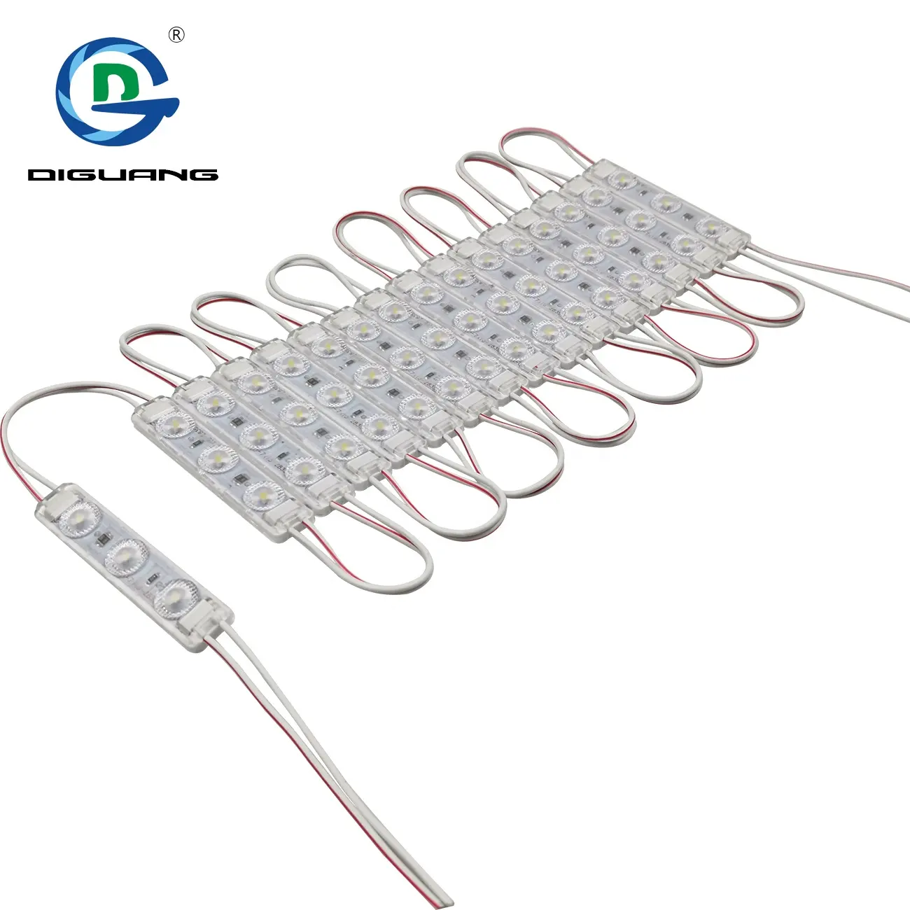 SMD DC 12V Waterproof led Modules High Bright Light Outdoor 1.2W 3 Leds 2835 Injection LED Module For Advertising Sign Box