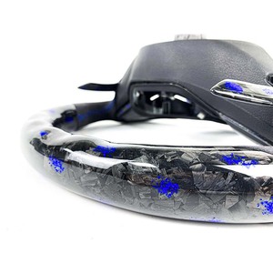 Volant Sport Amélioré en Fibre de Carbone Forgé pour <span class=keywords><strong>Golf</strong></span> <span class=keywords><strong>8</strong></span> MK8 GTI 2020 R GTE <span class=keywords><strong>GTD</strong></span> Jetta Passat CC - Product Image 5