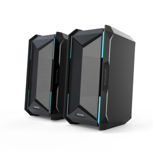 Meistverkaufte Kabelgebundene USB-Multimedia-Computer-Gaming-Lautsprecher 30W Mini Tragbare Desktop- und Laptop-Lautsprecher RGB-Farben AUX/USB-Eingänge Zweiwege - Product Image 1