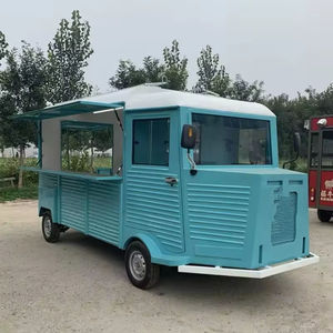 รถเข็นขายอาหารเคลื่อนที่สแตนเลสสำหรับขายกาแฟ เครื่องดื่ม ขนม และขนมขบเคี้ยว ทนทานต่อการเกิดสนิม เหมาะสำหรับการขายอาหารริมทาง - Product Image 3