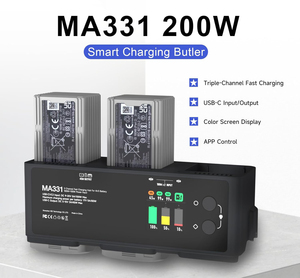 Hub de charge de batterie MA331 Air 3/3S 200W, chargeur rapide 3 canaux pour drone Air3/Air3S, connexion APP portable, Chine - Product Image 2