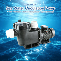 Pompe à eau CATAQUA à haut débit, ultra-silencieuse, résistante à la corrosion, pour système d'aquaculture en recirculation, 800W, 380V/220V, garantie 1 an