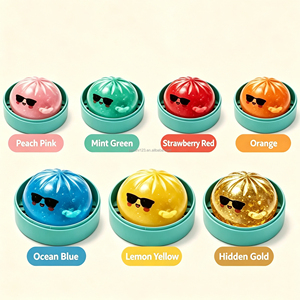 Jouet Squishy TPR en forme de boulette dorée souple de 8,5 cm, jouet anti-stress alimentaire simulé, balle de relaxation pour enfants et adultes - Product Image 3