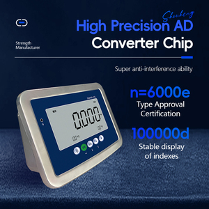 Indicateur de pesage en acier inoxydable SOHE SH2100-C1S, indice d'étanchéité IP67, affichage LCD haute précision, téléchargement de données en option, OEM - Product Image 1