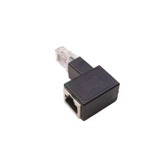 Adaptador Ethernet RJ45 Negro TENWEN con Conectores Transparentes para Extensión <span class=keywords><strong>de</strong></span> <span class=keywords><strong>Cable</strong></span> <span class=keywords><strong>de</strong></span> Red Gigabit y Conector <span class=keywords><strong>de</strong></span> Pared - Product Image 2