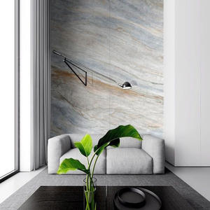 PVC/WPC Feuilles de marbre Panneau mural Charbon de bambou PET/3D Marbre UV Feuille Design Moderne Appartement Panneau de cristal de carbone - Product Image 4