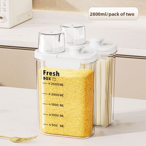 Pot de conservation transparent en plastique scellé de qualité alimentaire pour grains de café, collations, épices, céréales - Product Image 6