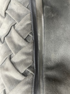 Prim kadife kare yastık örtüsü lüks doku erik Polyester ev kullanımı için gizli fermuar ile lüks dikiş - Product Image 3