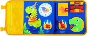Nuevo Diseño de Tablero de Actividades de Dinosaurios para Niños Pequeños, Actividades de Aprendizaje Preescolar, el Mejor Regalo para Niños, Libro de Actividades de Fieltro - Product Image 6