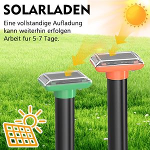 SAIJZEK Wholesale Outdoor Solar Powered Animal Control <strong>Ultrasonic</strong> Snake Rodent Mouse <strong>Repeller</strong> Bat Repellent <strong>Cat</strong> <strong>Repeller</strong> - Product Image 1