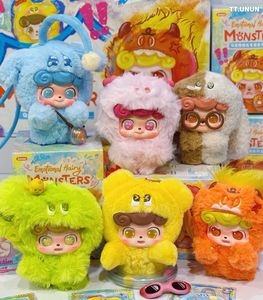 Caja Sorpresa <span class=keywords><strong>de</strong></span> Peluches <span class=keywords><strong>de</strong></span> la Serie Q.Kid Monstruos Peludos Emocionales, Juguetes <span class=keywords><strong>de</strong></span> Peluche Adorables con Temática Invernal, Regalo <span class=keywords><strong>de</strong></span> Cumpleaños - Product Image 1