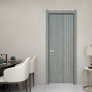באיכות גבוהה pvc דלת עמיד למים דלת עיצוב מינימליסטי מודרני למטבח חדר אמבטיה פנימי רב תכליתי עבור חווה סופרמרקט - Product Image 1