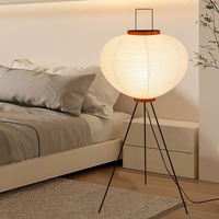 Lampe LED Akari japonaise BIFANG, décoration moderne pour la maison avec des lumières en papier de riz chaud, design simple, alimentation CC, lampe sur pied