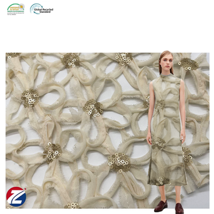 Sang trọng pháp ren thêu vải | 100% polyester vậ<span class=keywords><strong>t</strong></span> liệu trang trí cho cao <span class=keywords><strong>c</strong></span>ấp Dresses & Bridal gowns - Product Image 1